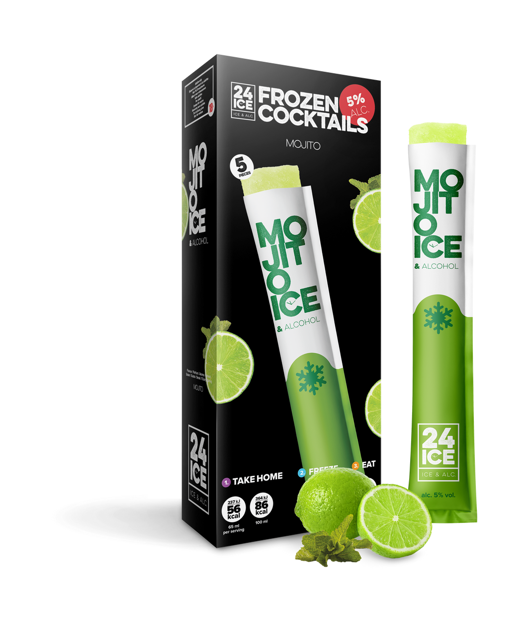 Frozen Cocktails - 24 ICE Mojito (5 pack)