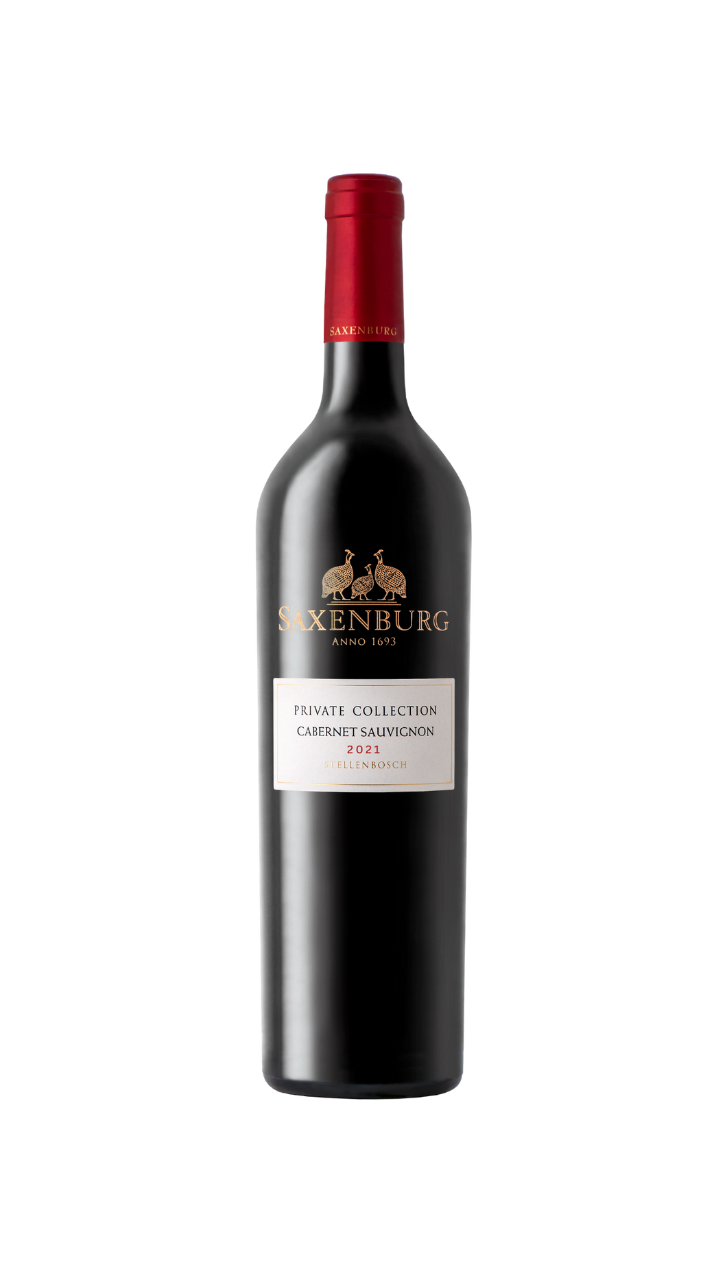 Saxenburg Private Collection Cabernet Sauvignon 2021  - Platter's 5 Stars (6 x 750ml)
