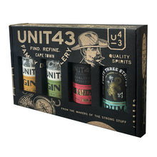 Load image into Gallery viewer, Unit43 Mixed Mini 50 ml bottles 4 pack box
