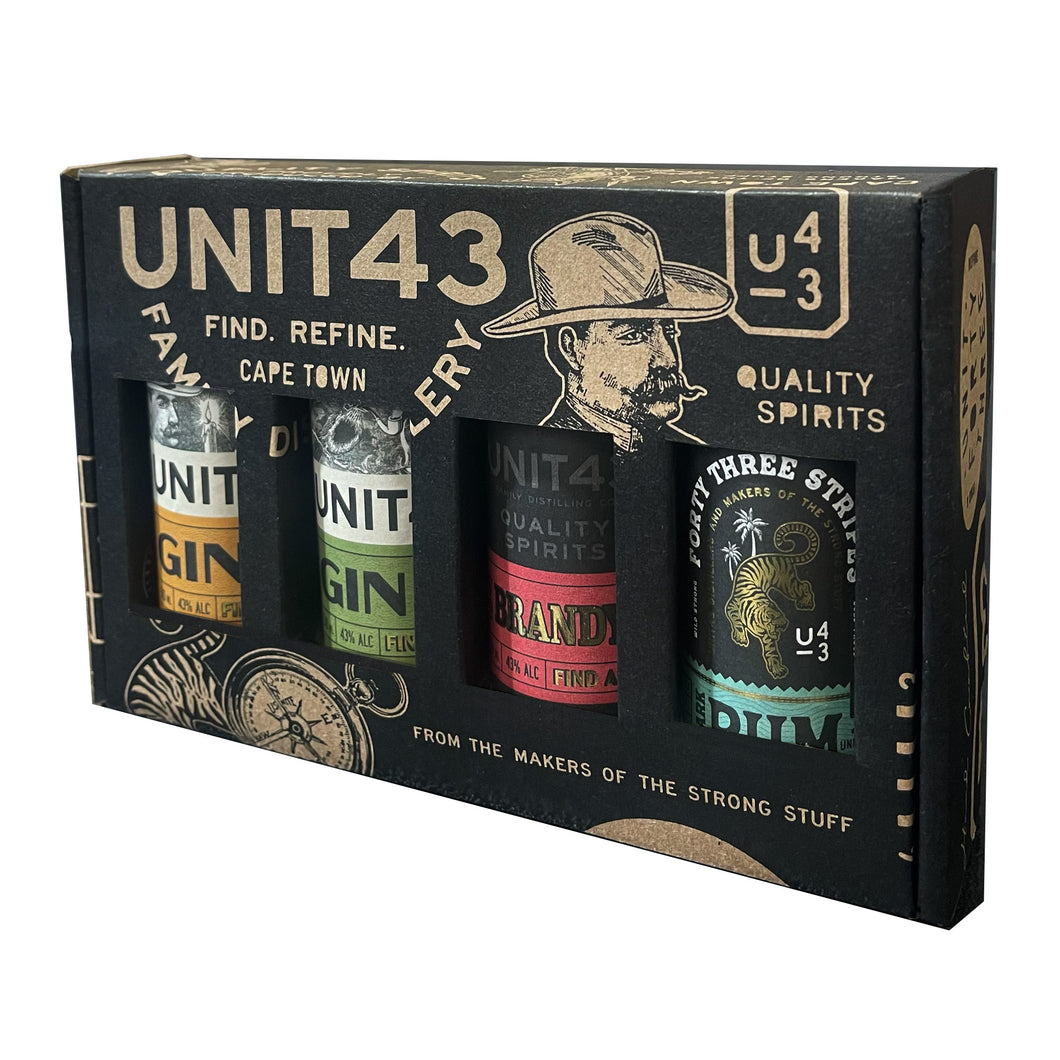 Unit43 Mixed Mini 50 ml bottles 4 pack box